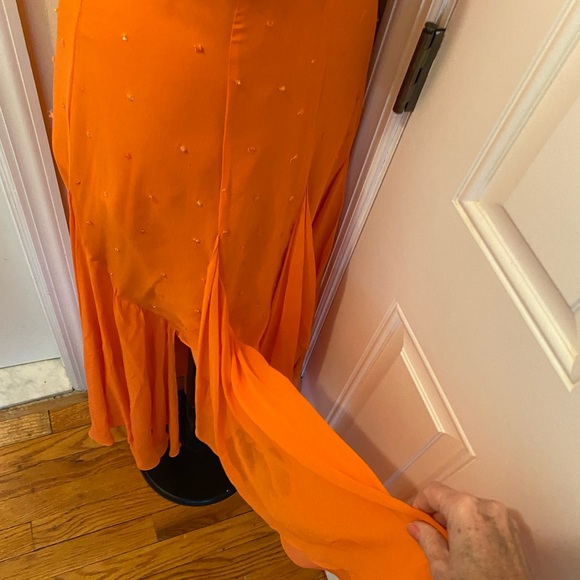 Alfred Angelo Halter cocktail gown Latin Dancer size 12 PROM - Picture 6 of 14